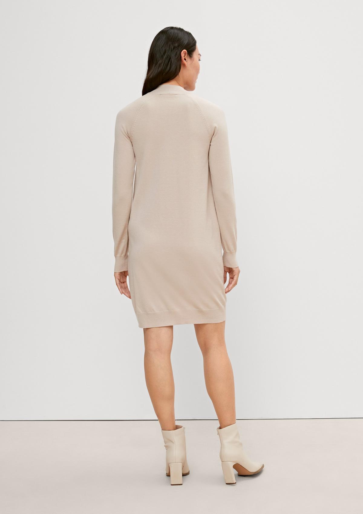 comma Knit dress with ribbed details