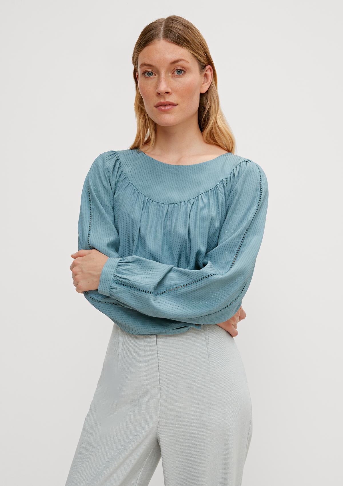 comma Blouse with embroidery