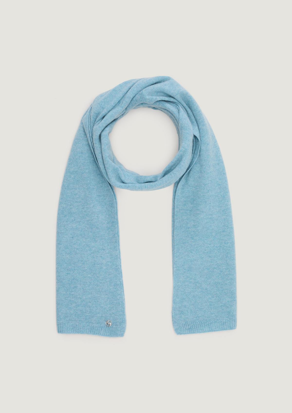 comma Soft knitted scarf with cashmere