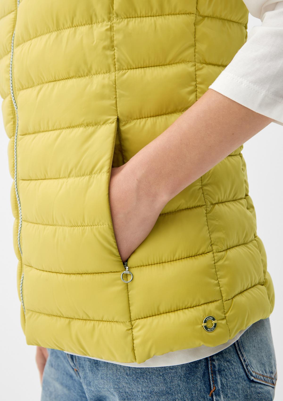 s.Oliver Quilted body warmer with bag