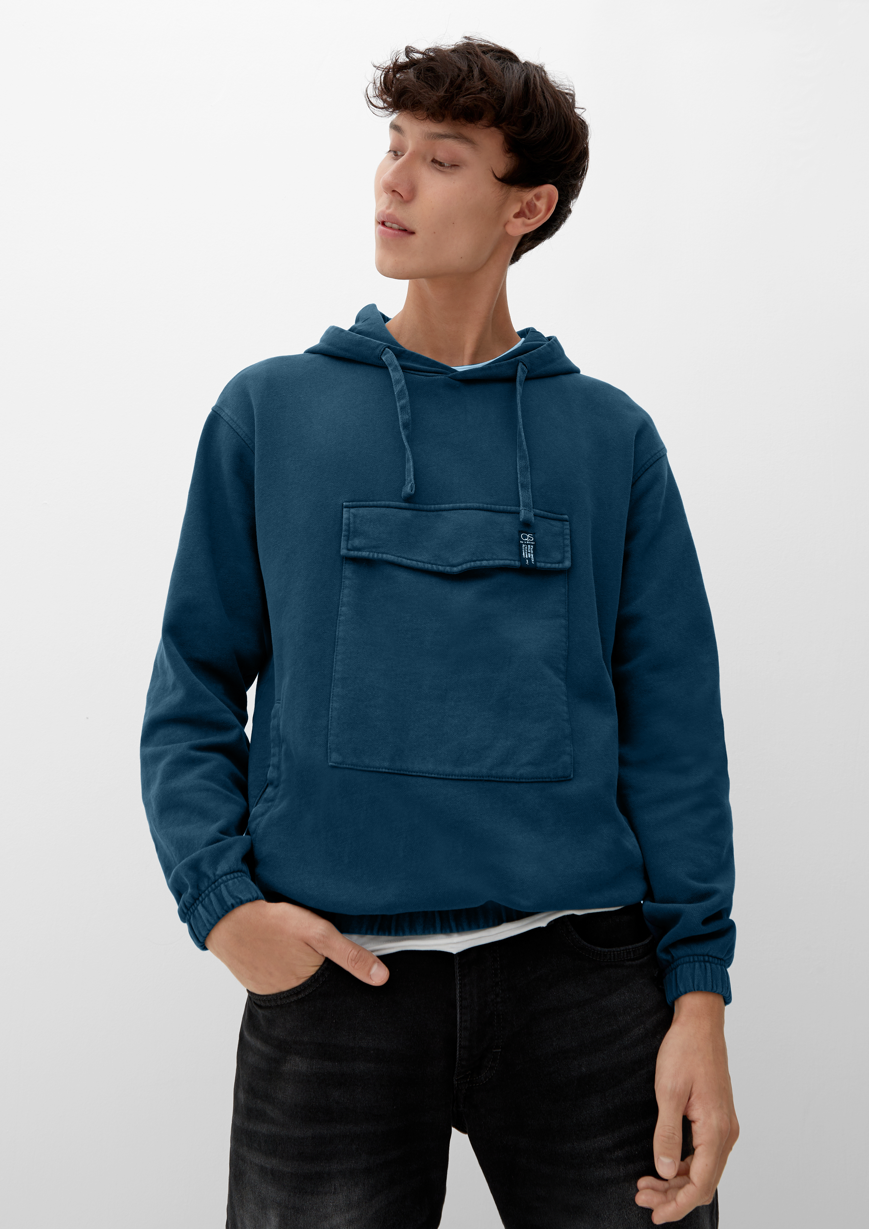 sweater with front pocket