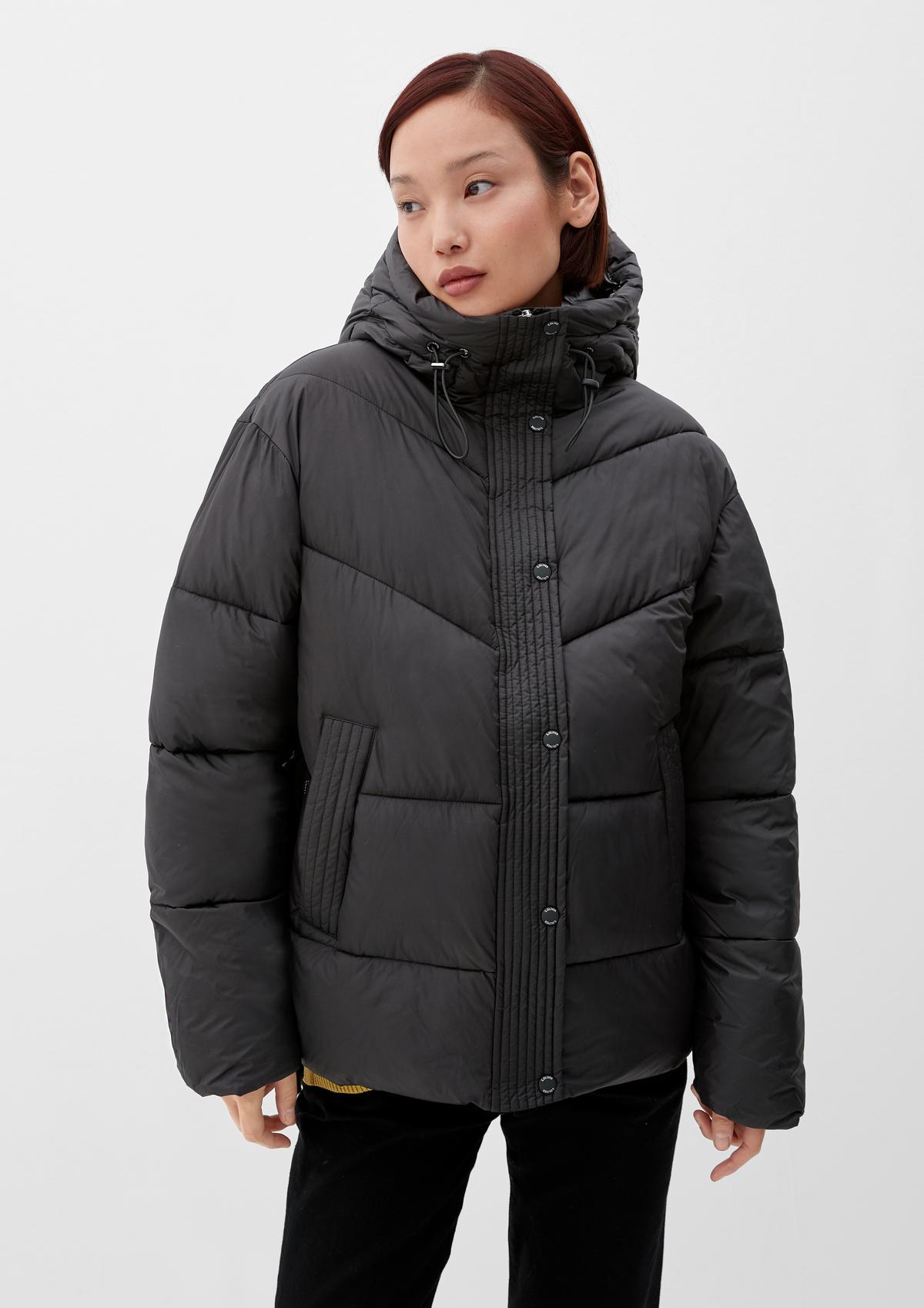 Warm padded puffer jacket - black | s.Oliver