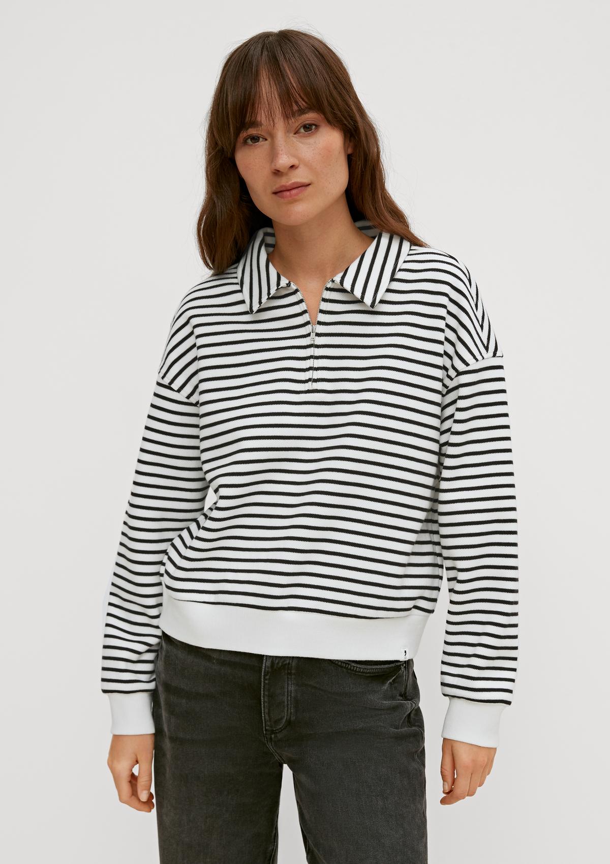 comma Sweatshirt with a zip
