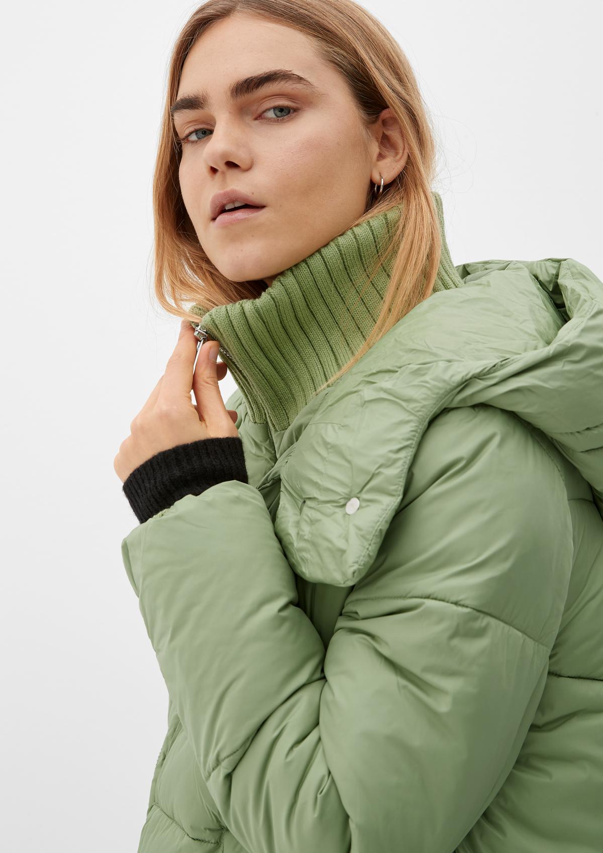 s.Oliver Quilted jacket with recycled polyester