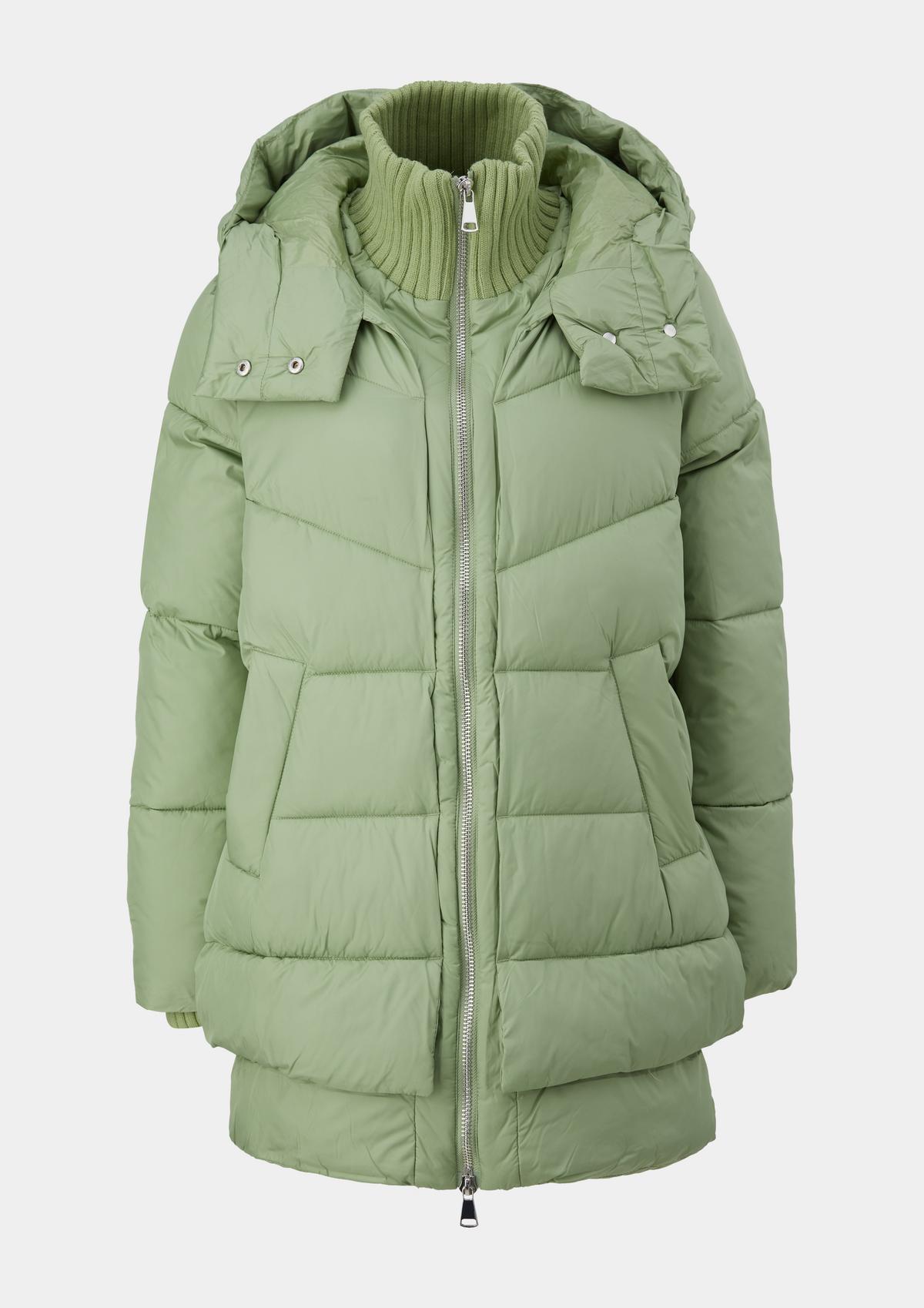 s.Oliver Quilted jacket with recycled polyester