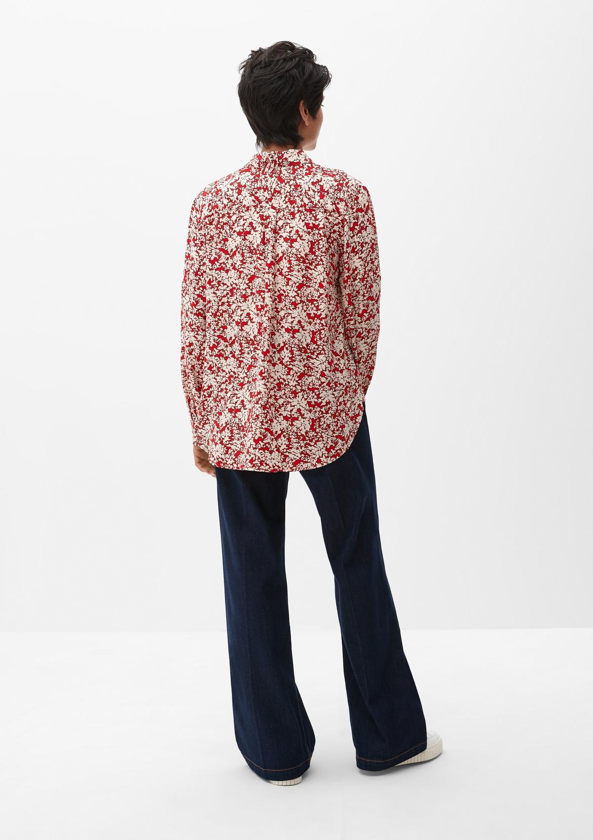 s.Oliver Shirt blouse with an all-over print