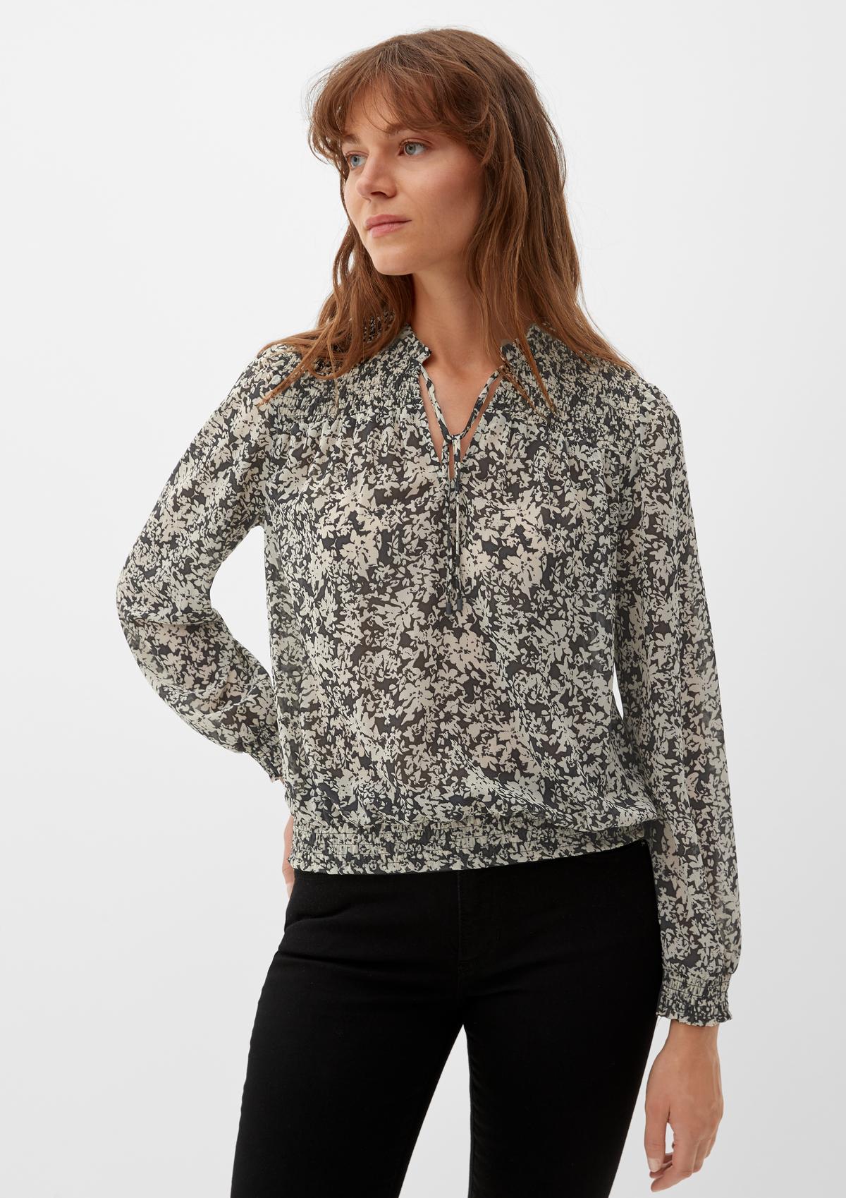s.Oliver Blouse with smocked details
