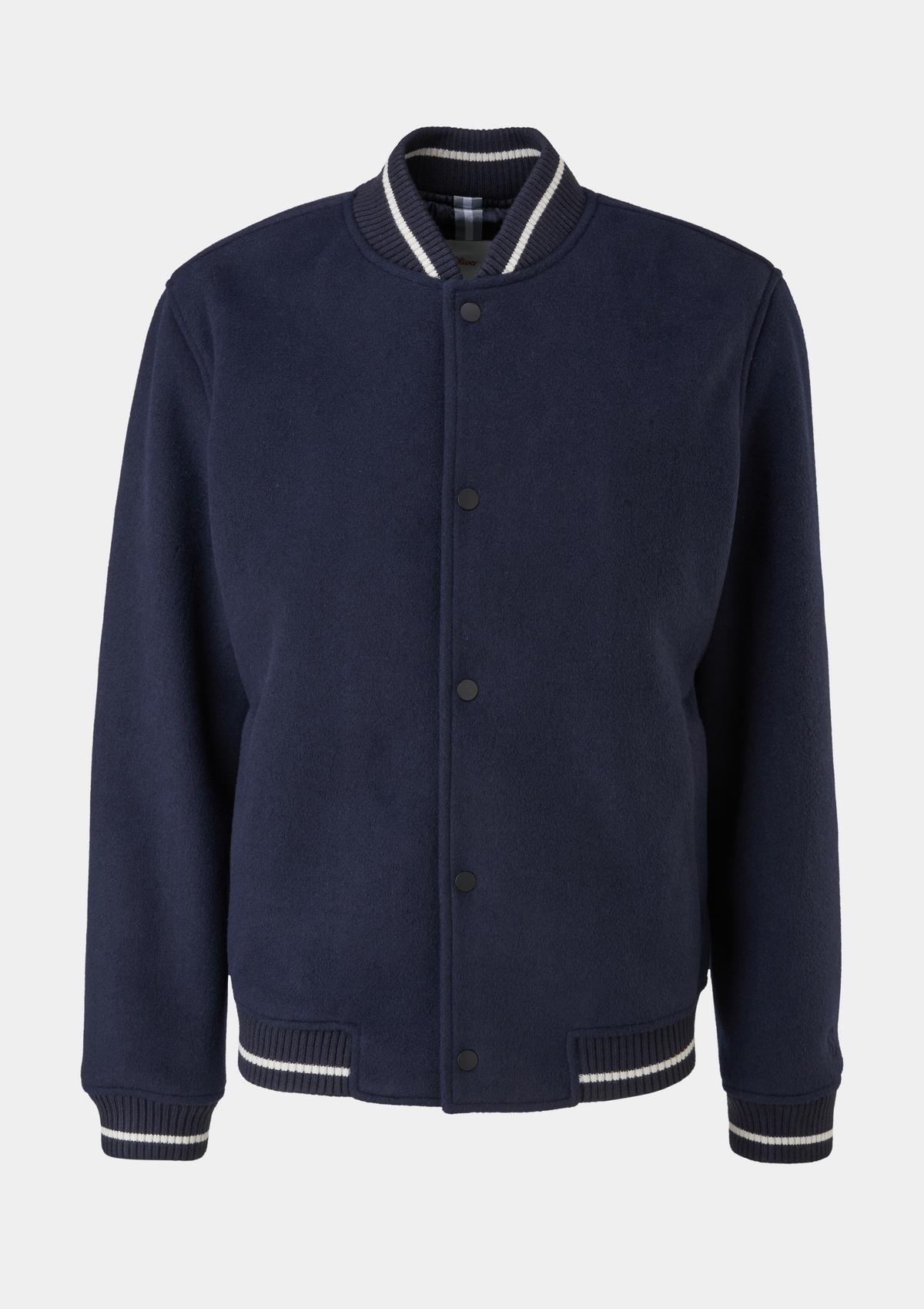 s.Oliver Bomber jacket in a wool blend