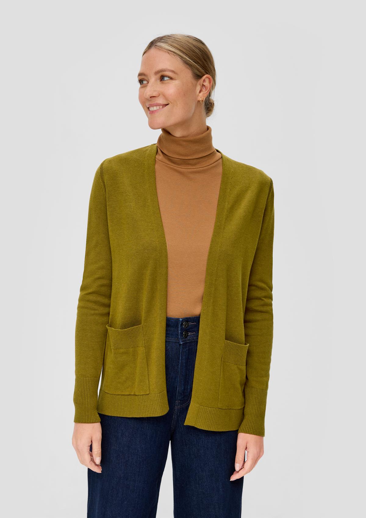 s.Oliver Cardigan with textured details