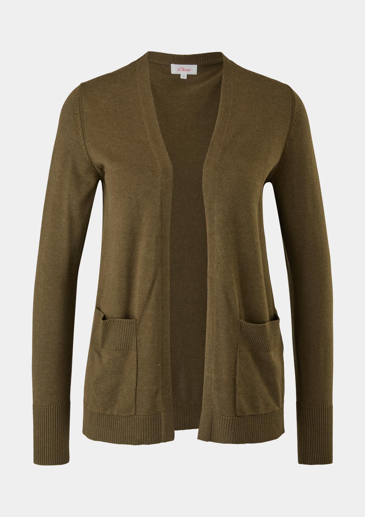 s.Oliver Cardigan with textured details