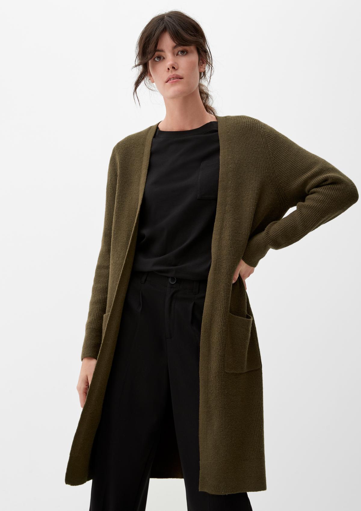 s.Oliver Long, open-fronted cardigan