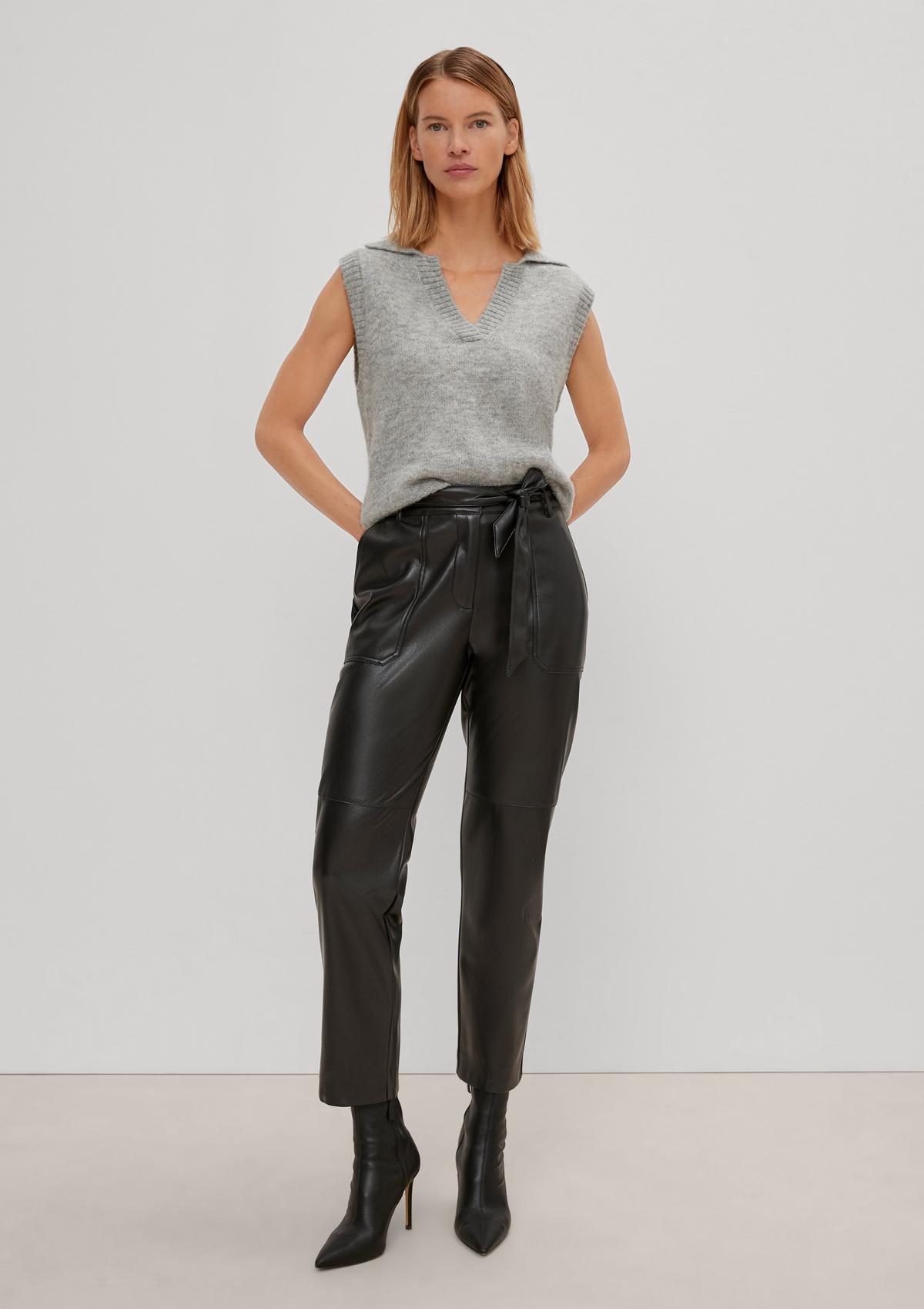 Order leather trousers for women online