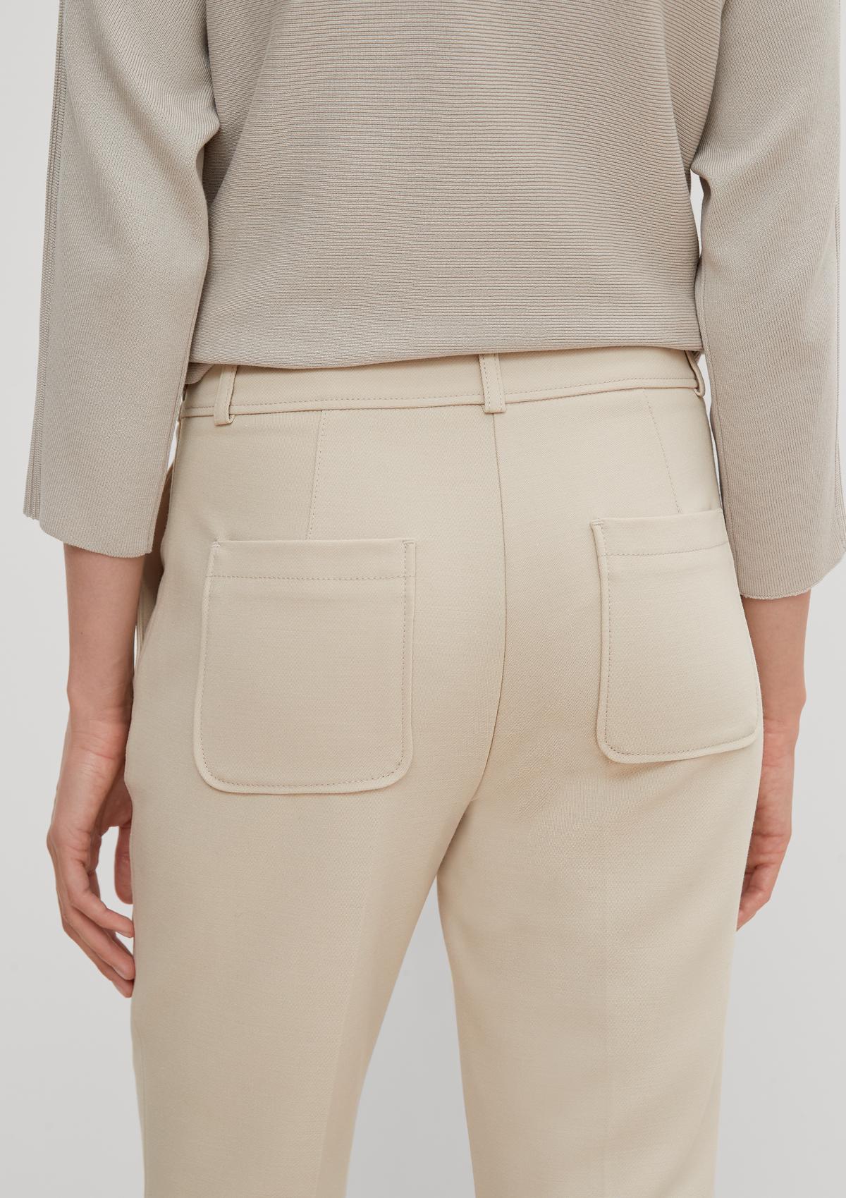 comma Slim fit: Viscose blend trousers