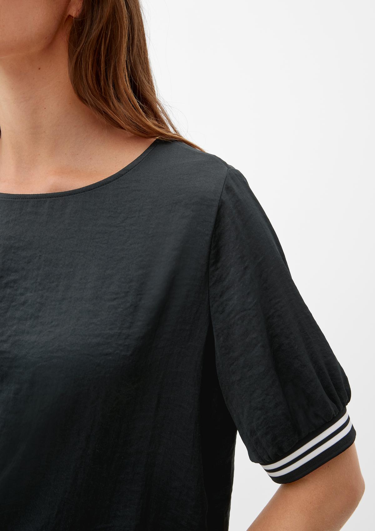 s.Oliver Blouse top with ribbed trims