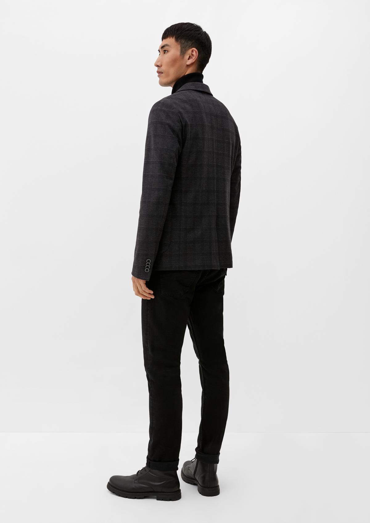 s.Oliver Slim fit: sports jacket with a check pattern