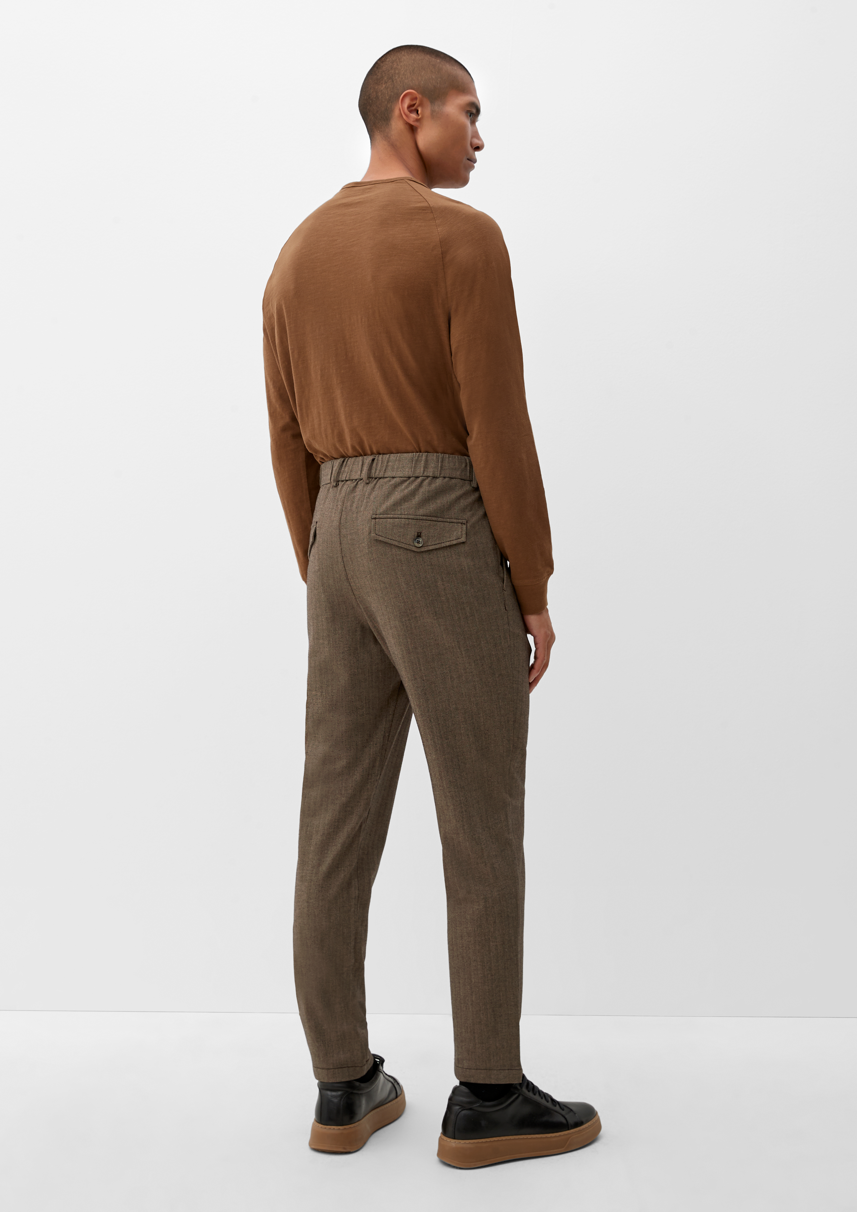 Hose aus Viskosestretch - mokka | s.Oliver 