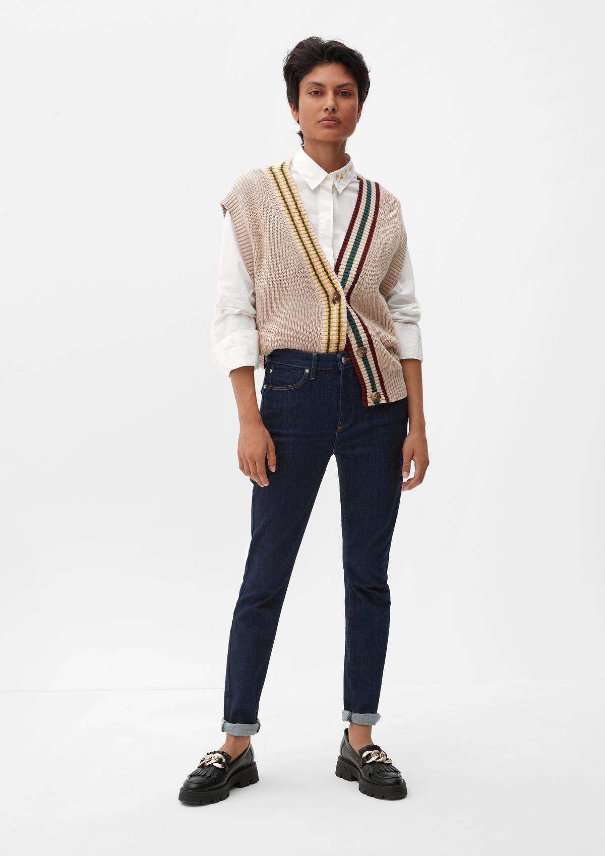 s.Oliver Skinny fit: high-rise jeans