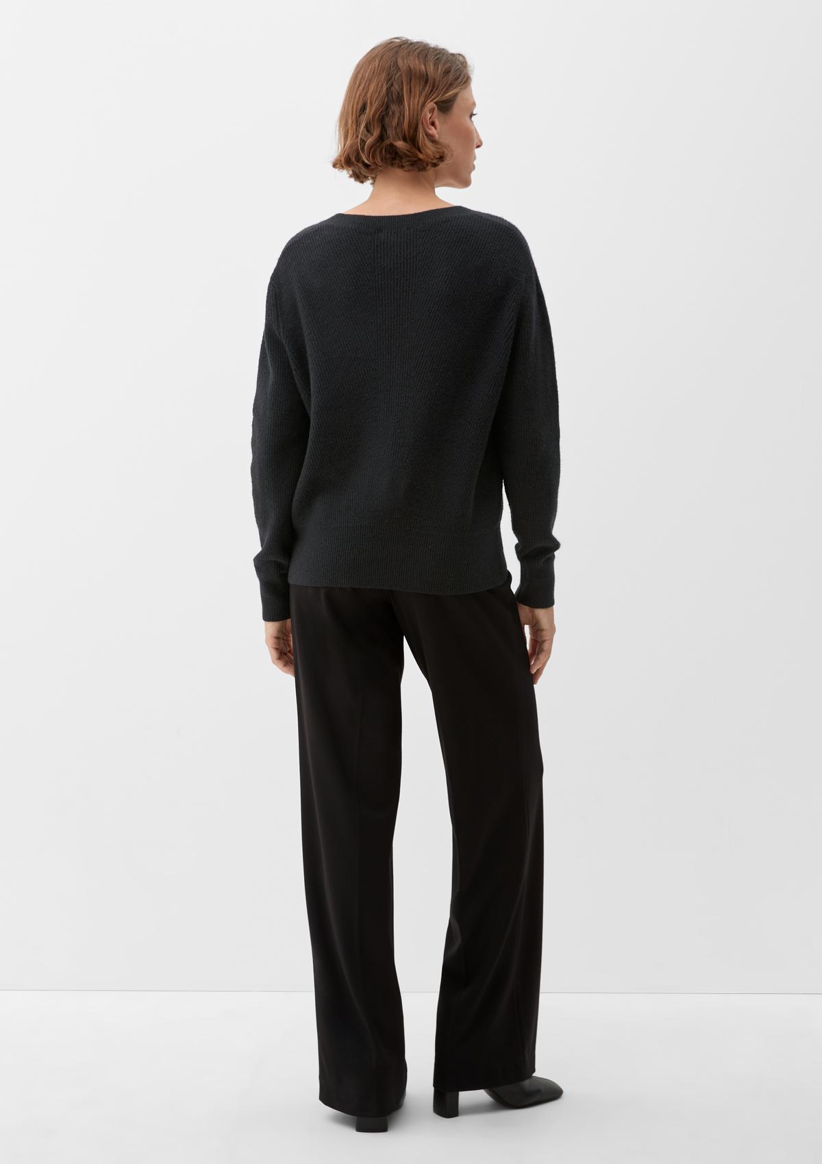 s.Oliver Knitted jumper with a V-neckline