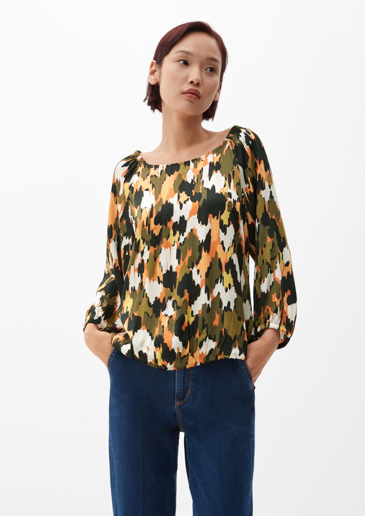 s.Oliver Viscose blouse met motief all-over