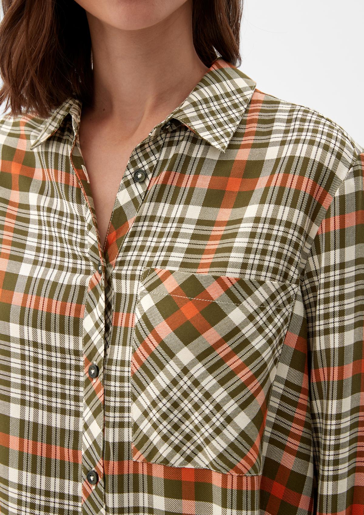 s.Oliver Modal blend check blouse