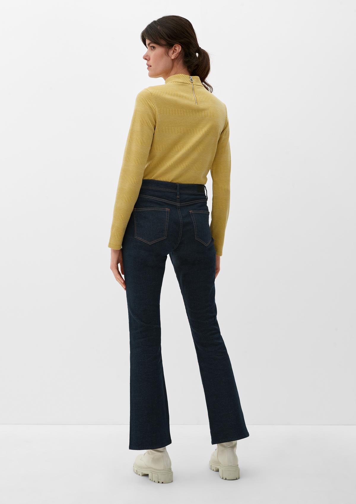 s.Oliver Slim: jeans met zoomsplit