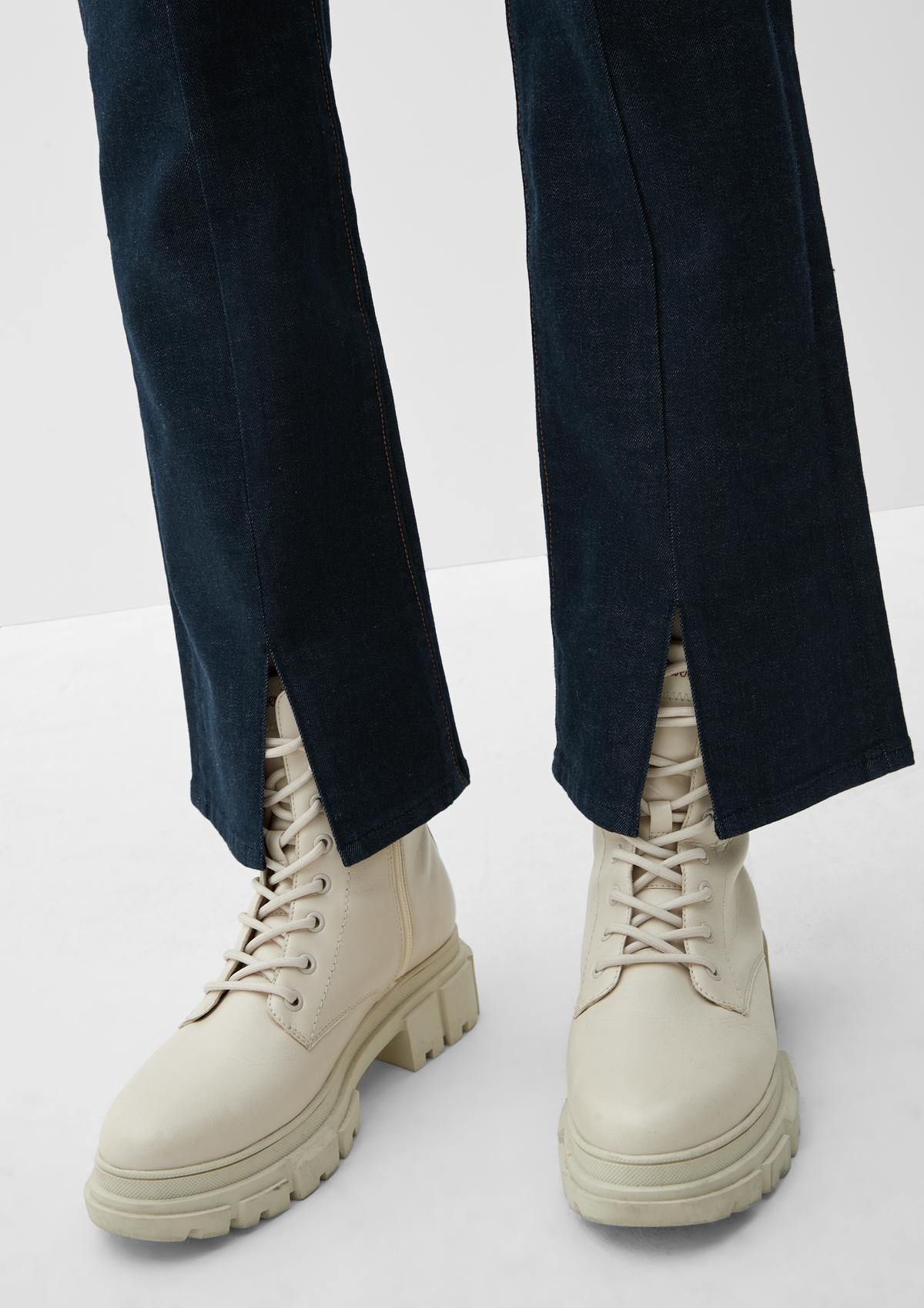 s.Oliver Slim: jeans met zoomsplit