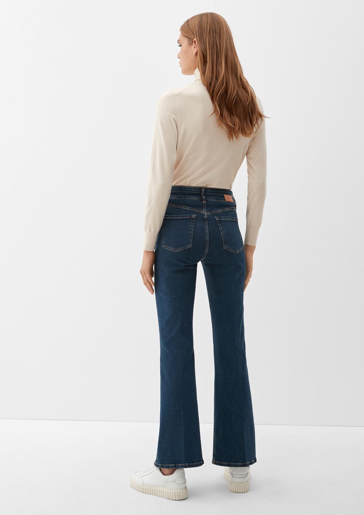 s.Oliver Slim : jean Flared taille haute