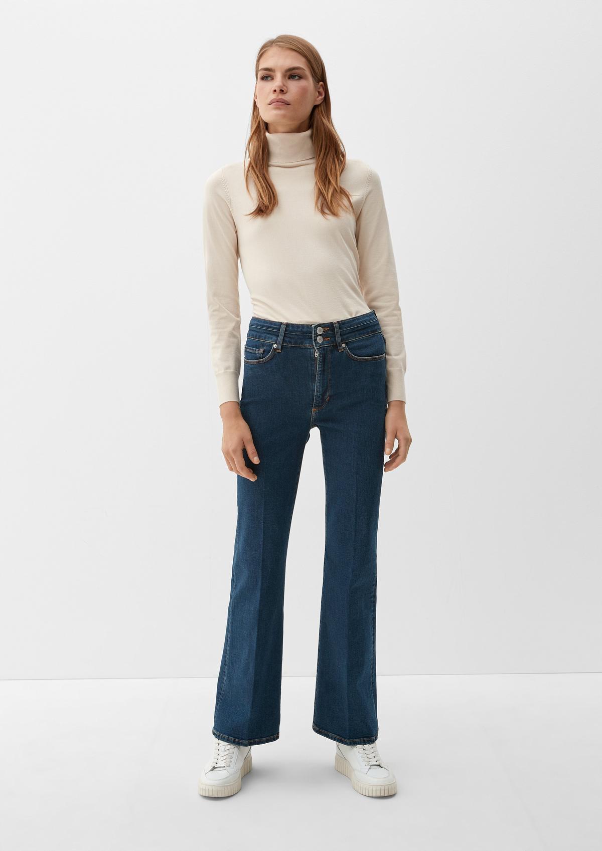 s.Oliver Slim : jean Flared taille haute