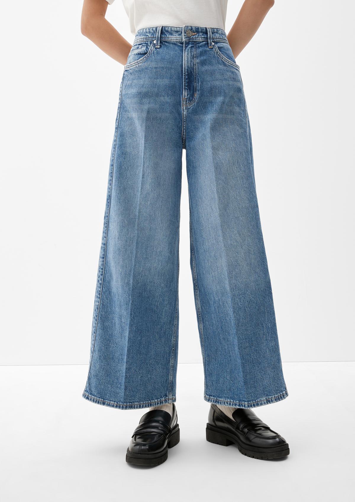 s.Oliver Regular: jeans hlače s širokimi hlačnicami