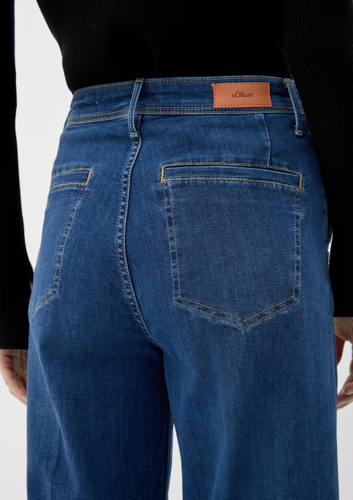 s.Oliver Regular: džínsy so širokými nohavicami