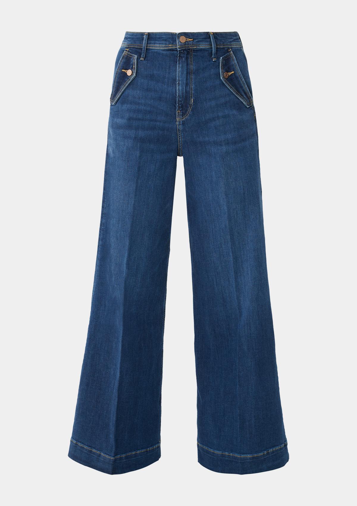 s.Oliver Regular: jeans met wijde pijpen