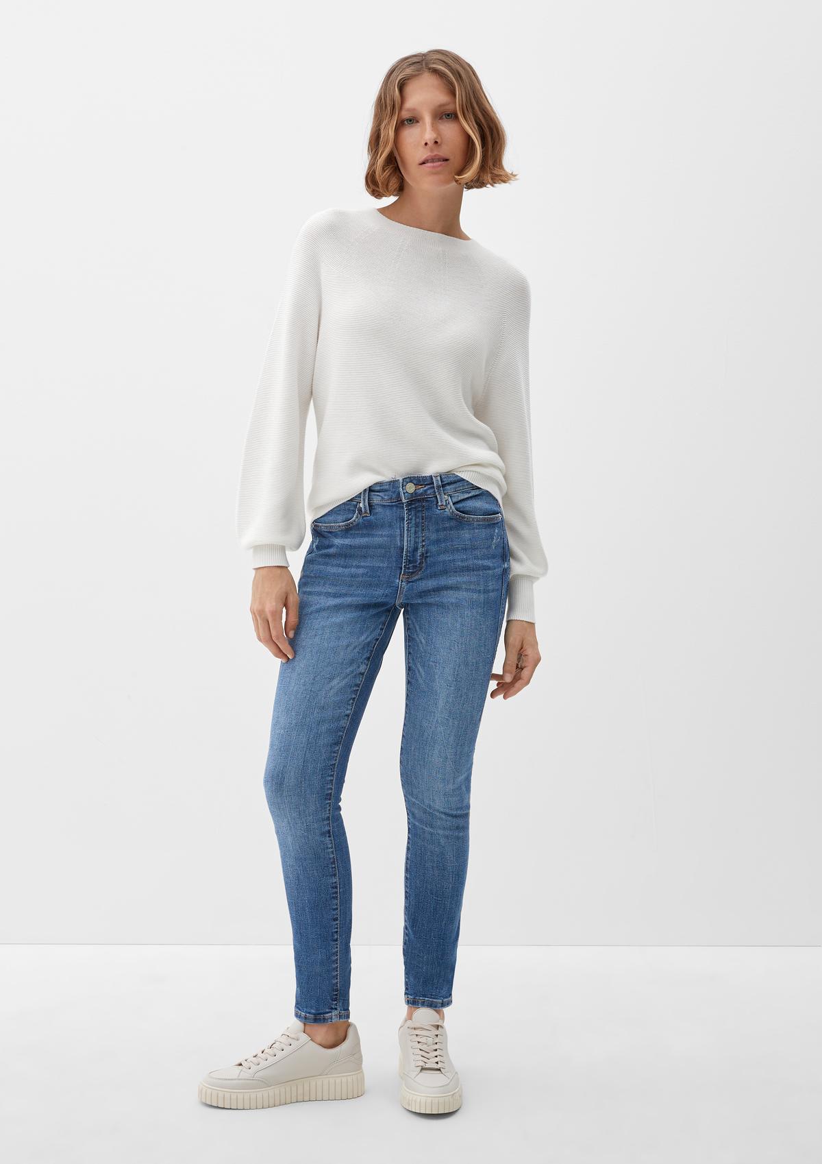 Super skinny fit: jeans with a subtle wash - dark blue