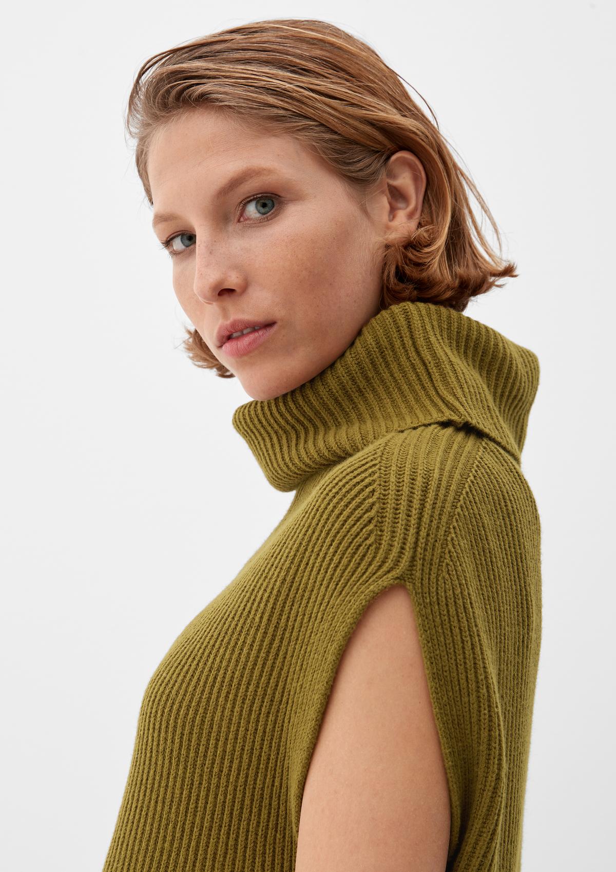 s.Oliver Polo neck sleeveless knitted jumper