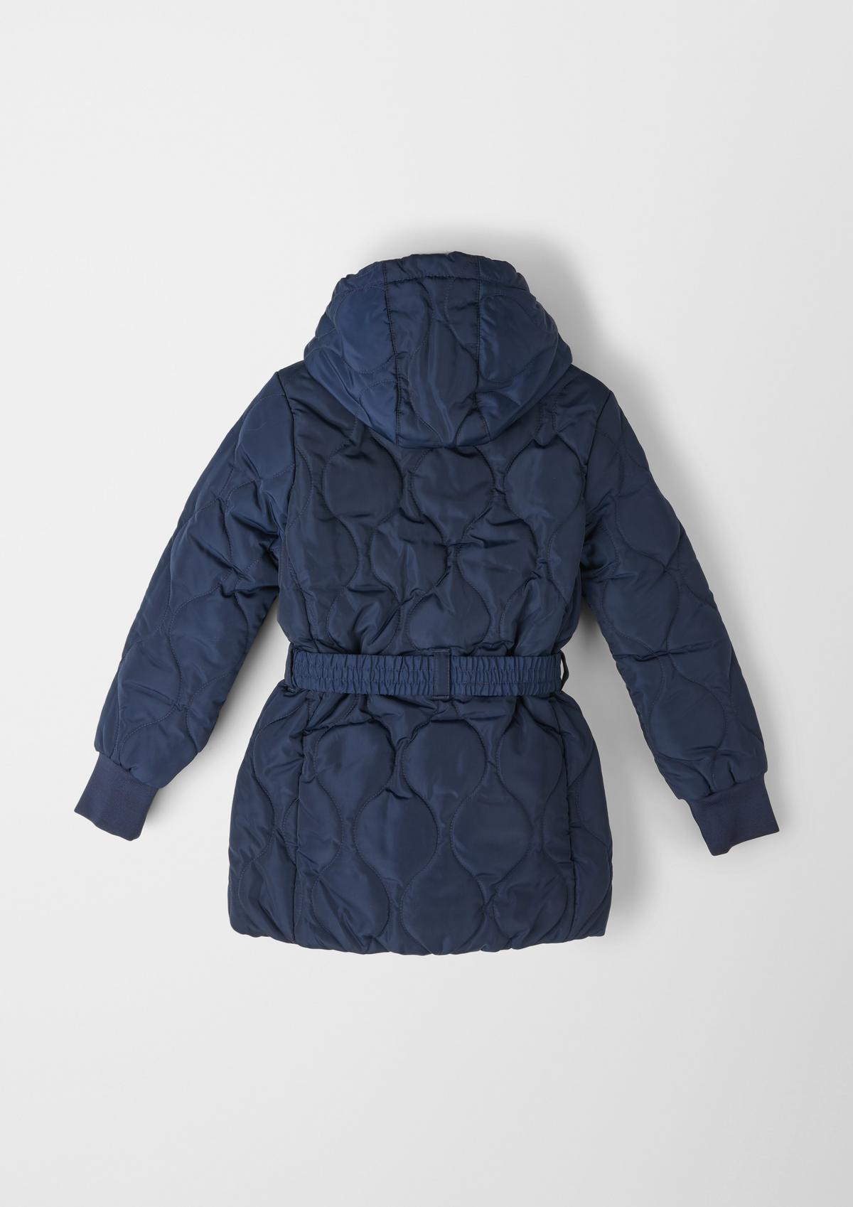 s.Oliver Quilted coat with fleece lining