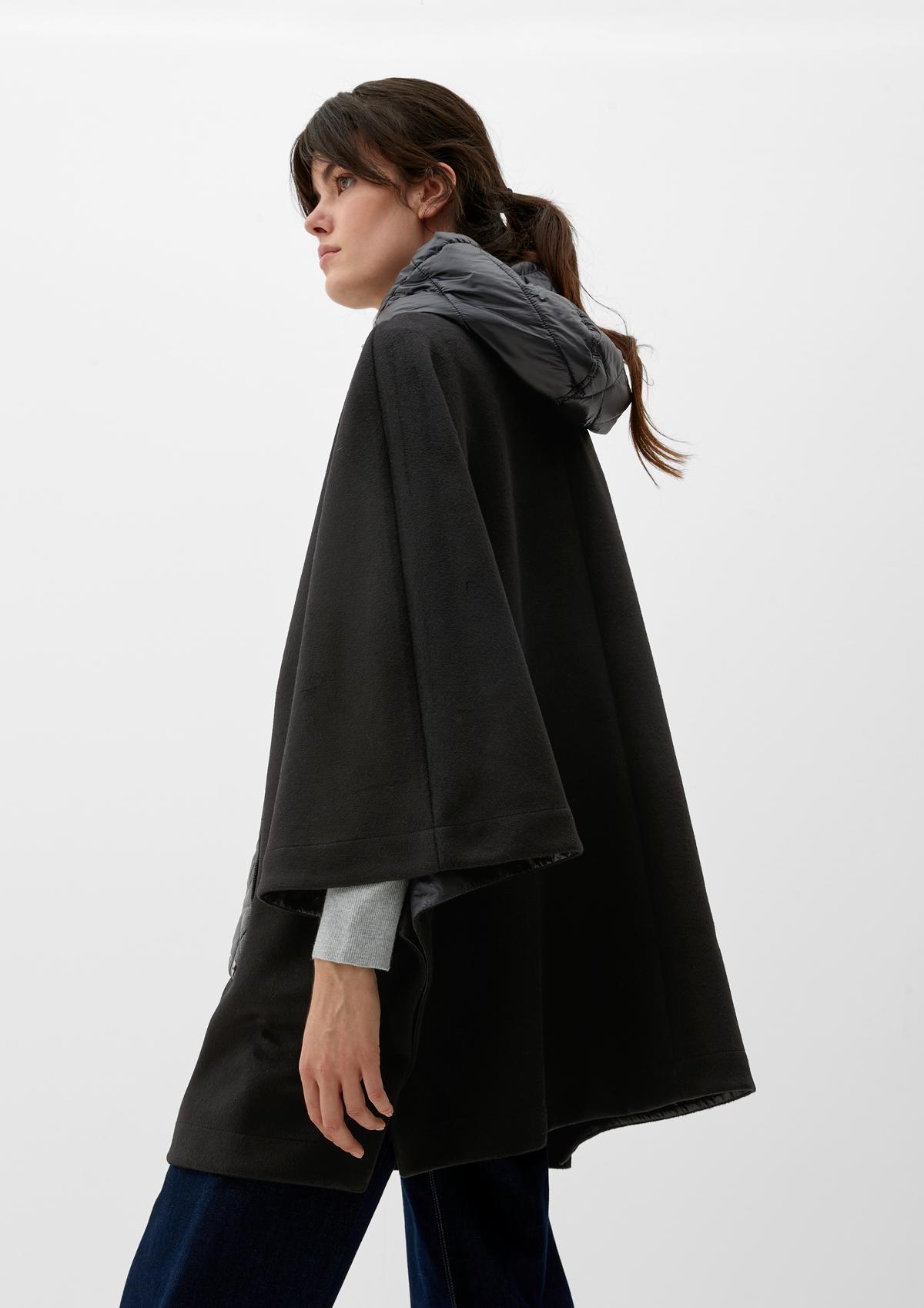 s.Oliver Wool blend poncho