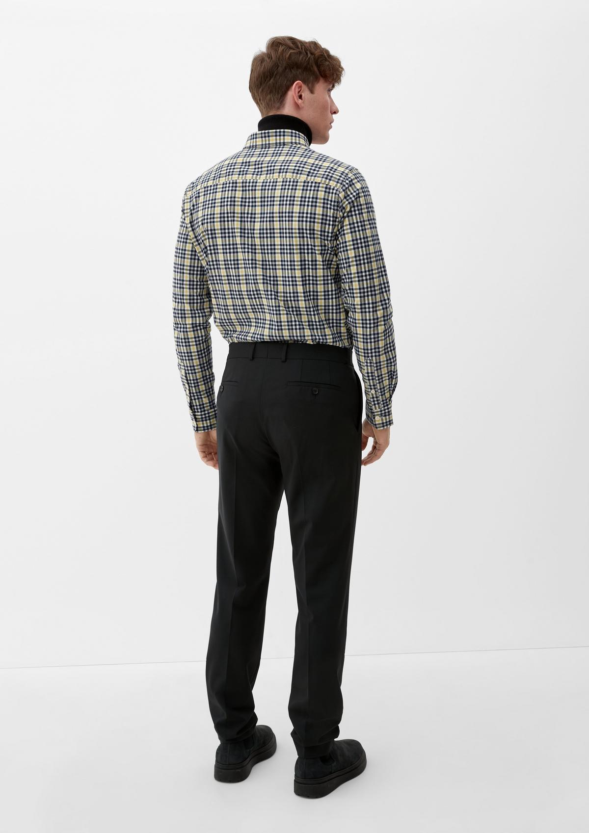 s.Oliver Slim: overhemd met buttondownkraag