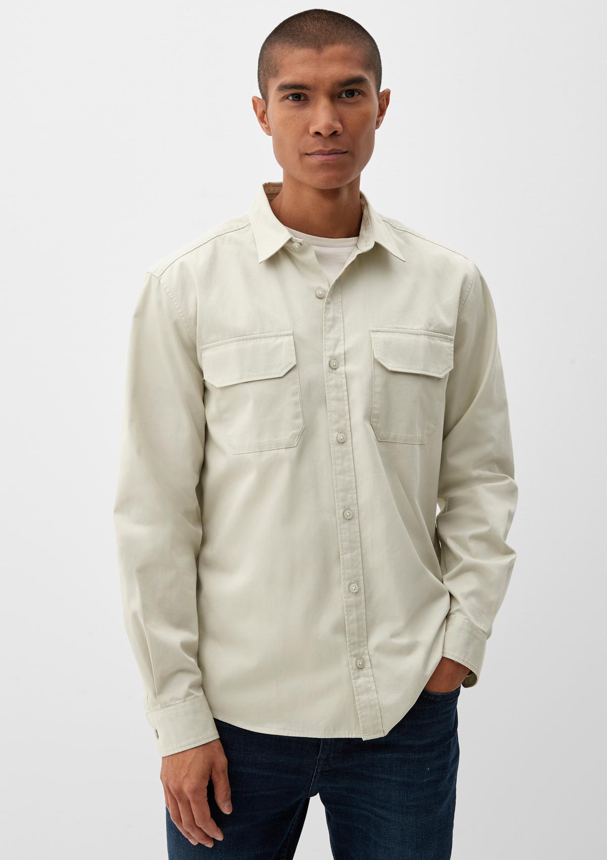 s.Oliver Regular fit: lightweight twill shirt