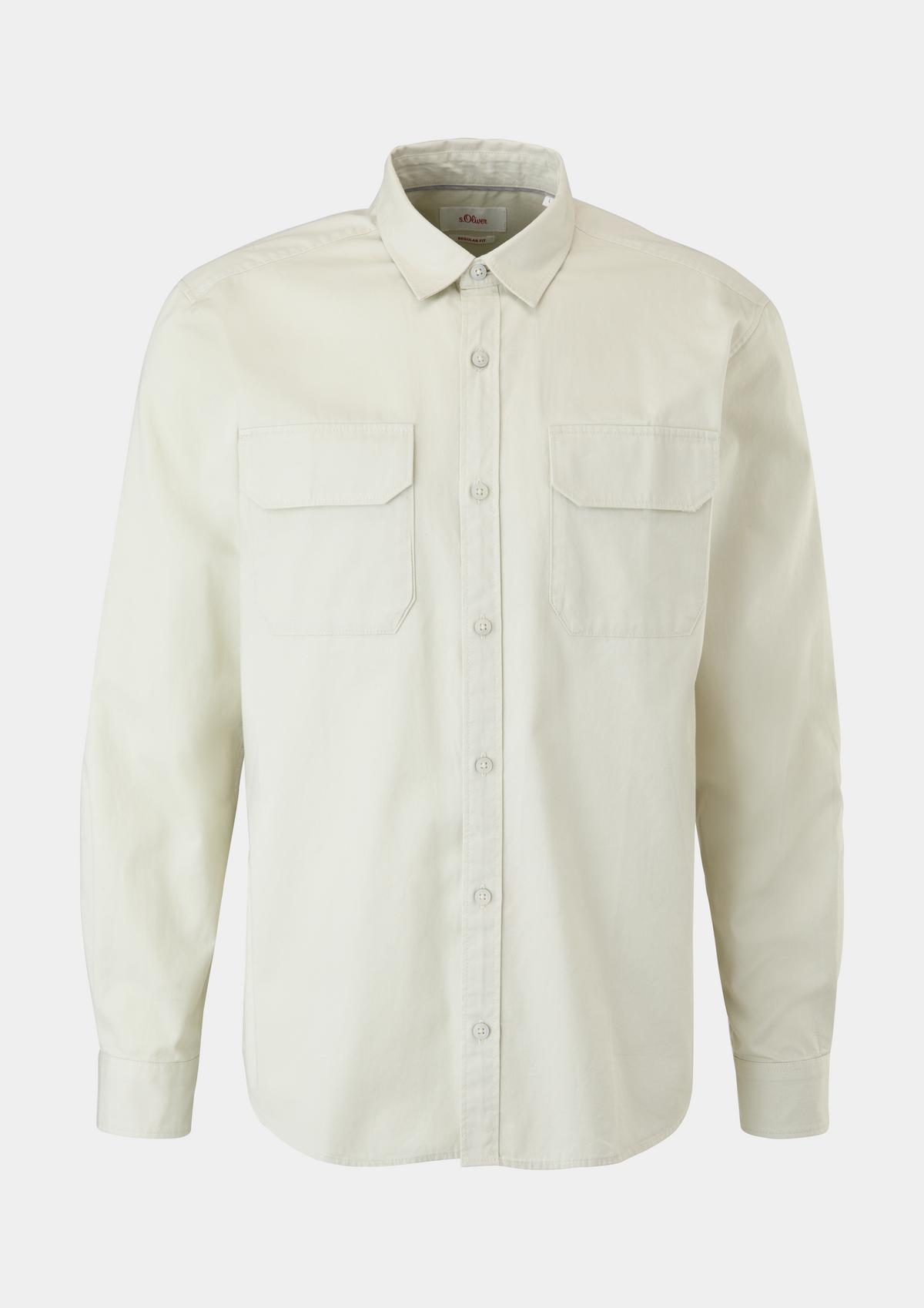 s.Oliver Regular fit: lightweight twill shirt