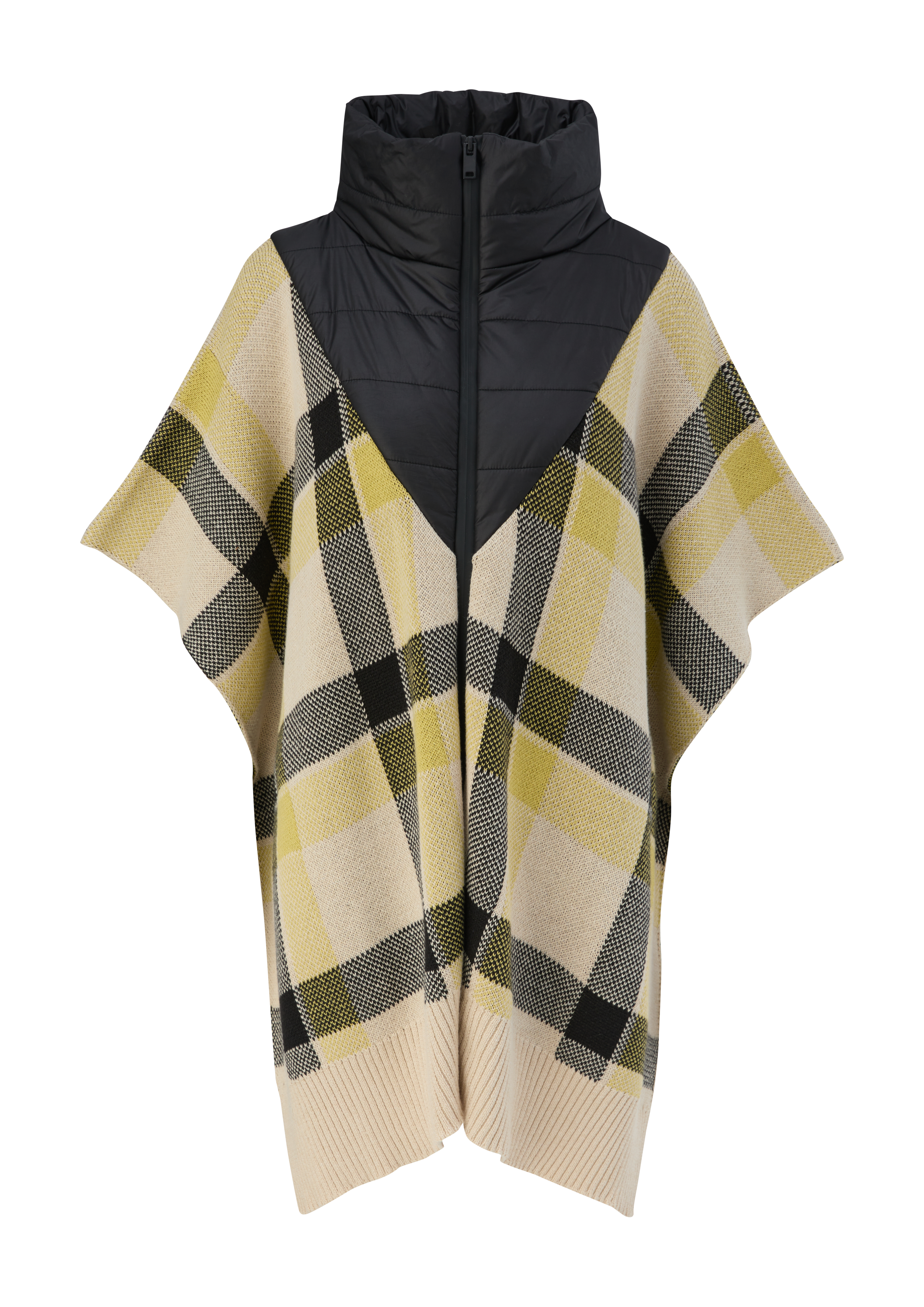 s.Oliver - Poncho im Fabricmix, Damen, Beige