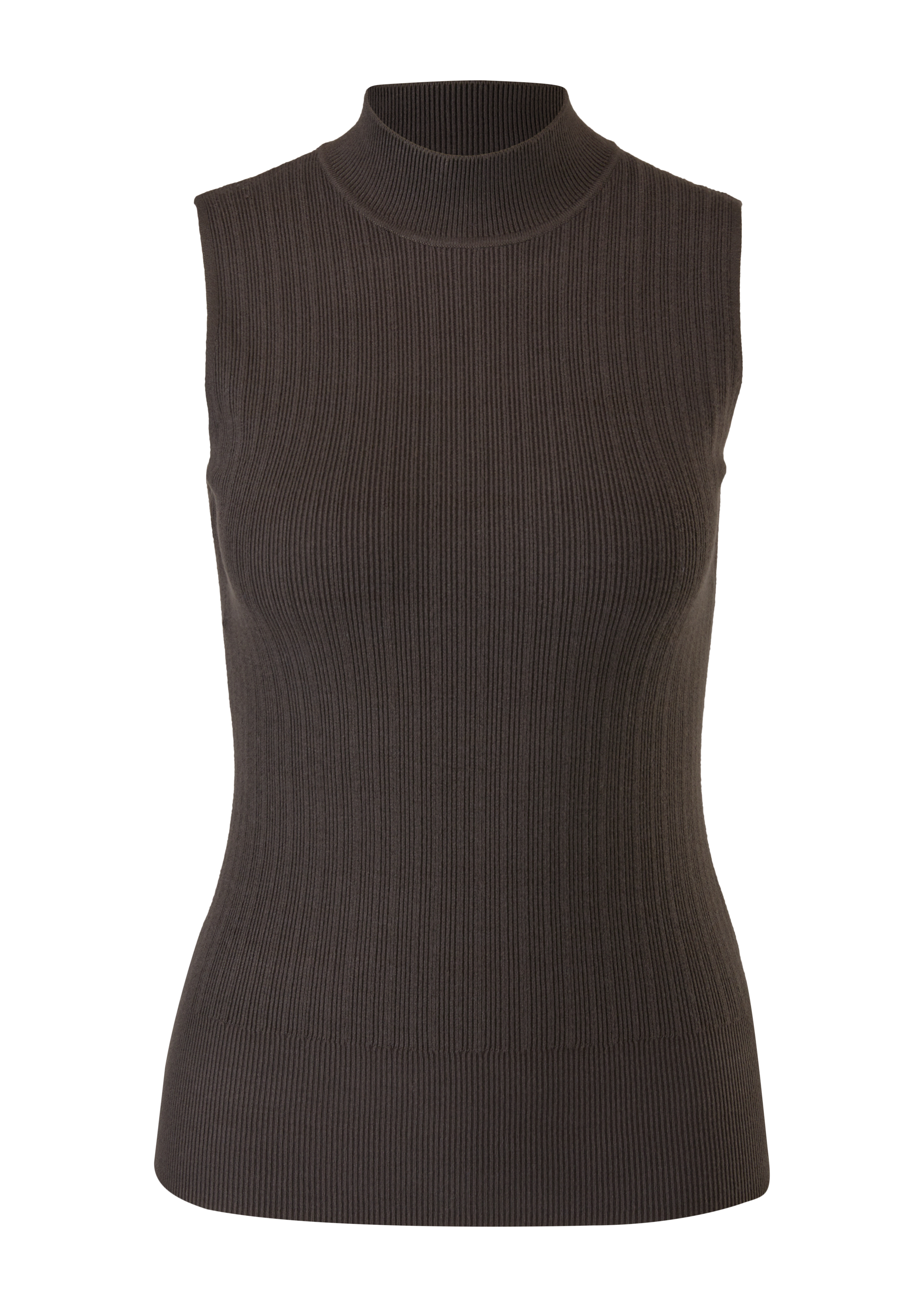 s.Oliver - Turtleneck mit Rippstruktur, Damen, braun