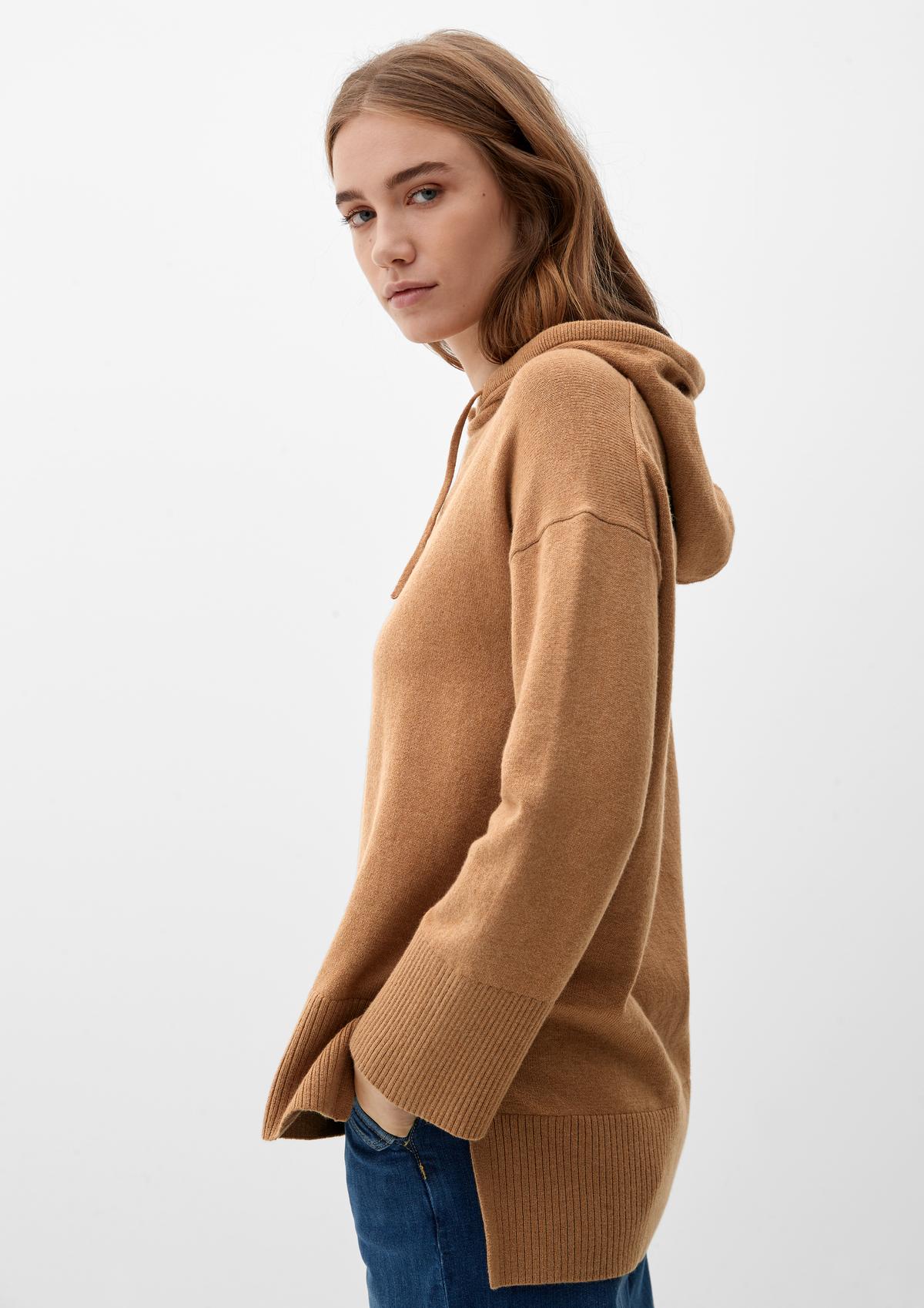 s.Oliver Oversized knit hoodie 
 