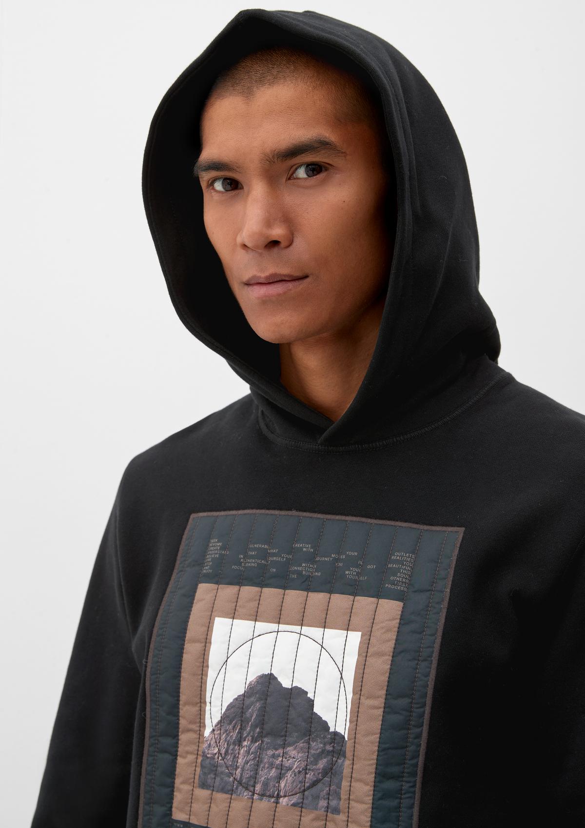 s.Oliver Hoodie with an appliqué