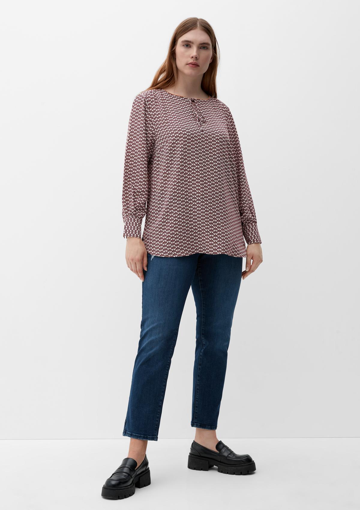 s.Oliver Bluse mit Allover-Muster