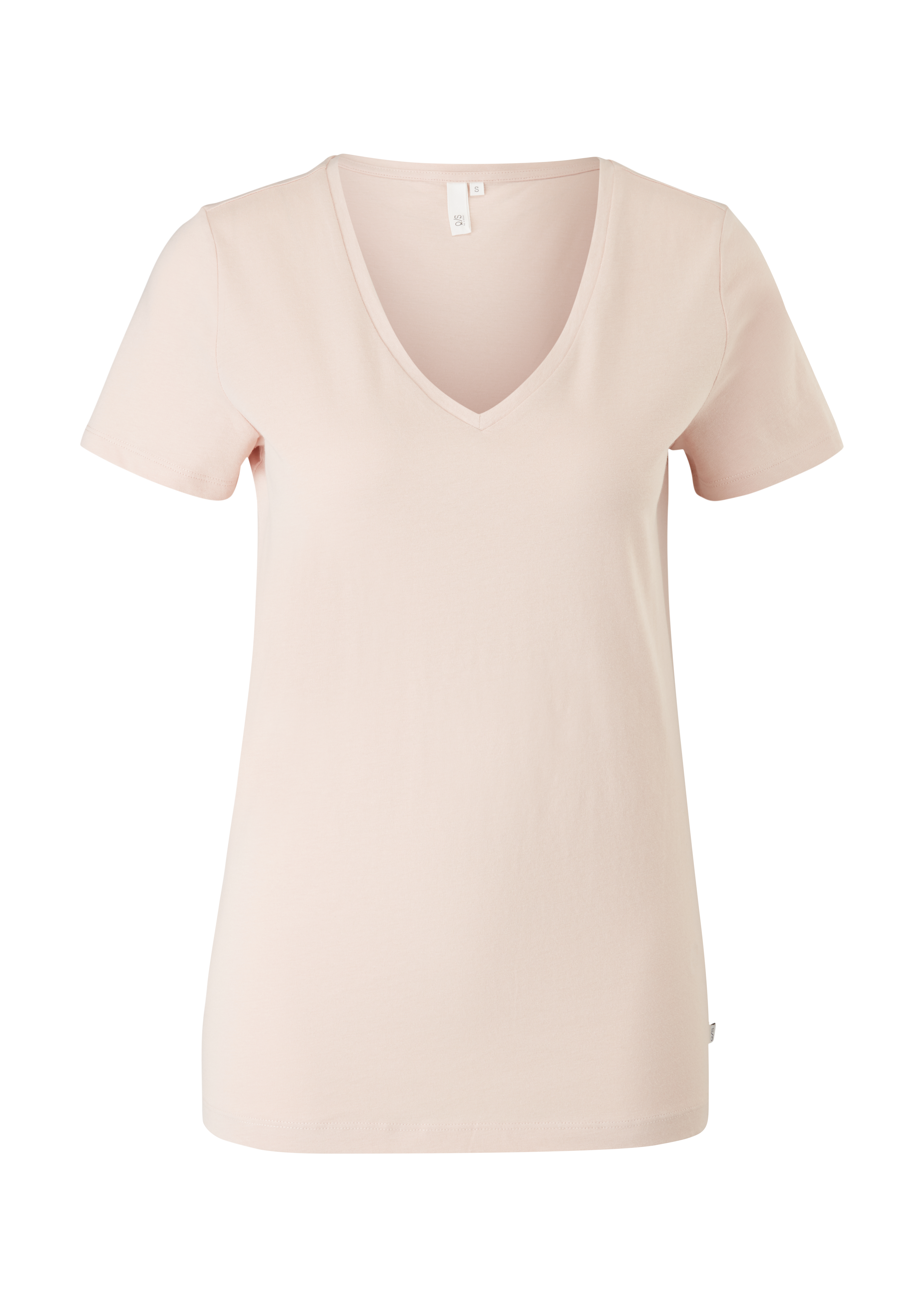 QS - Baumwollshirt, Damen, Rosa