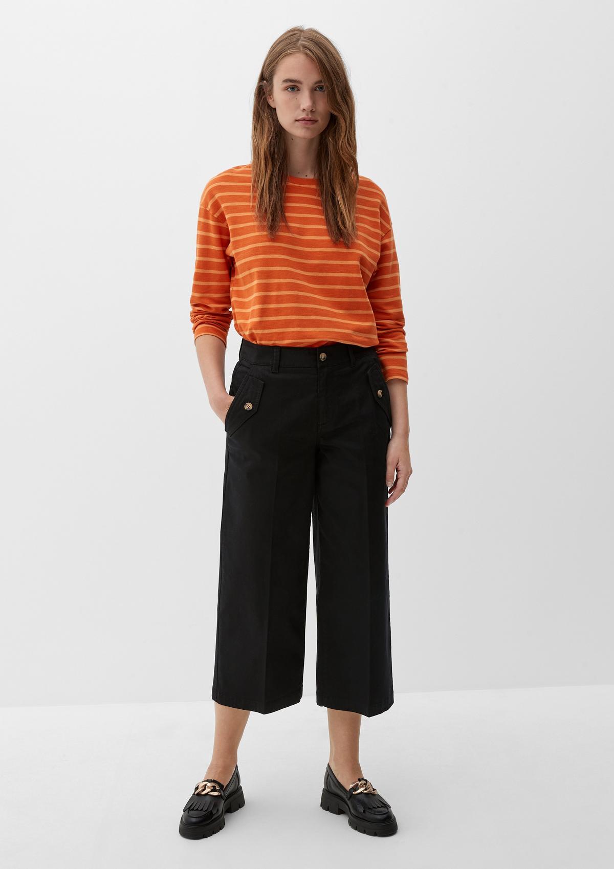 s.Oliver Culottes with flap pockets