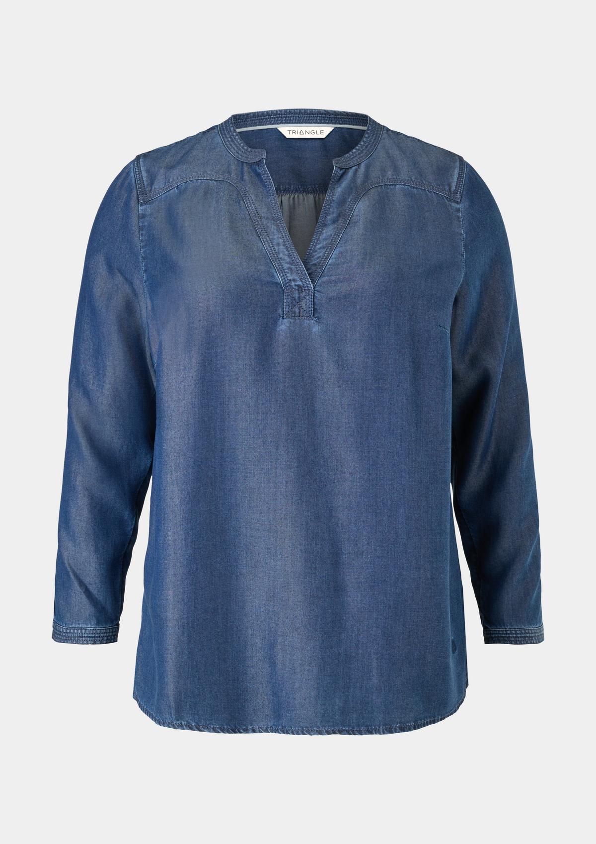 s.Oliver Denim tunic made of lyocell