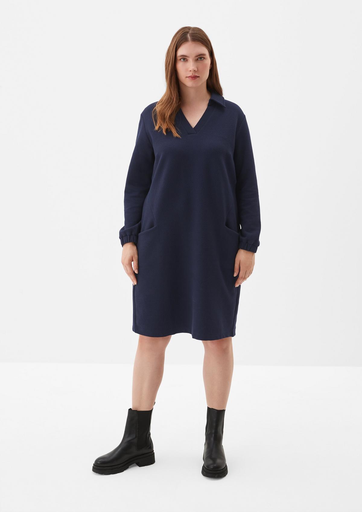 s.Oliver Waffle texture dress