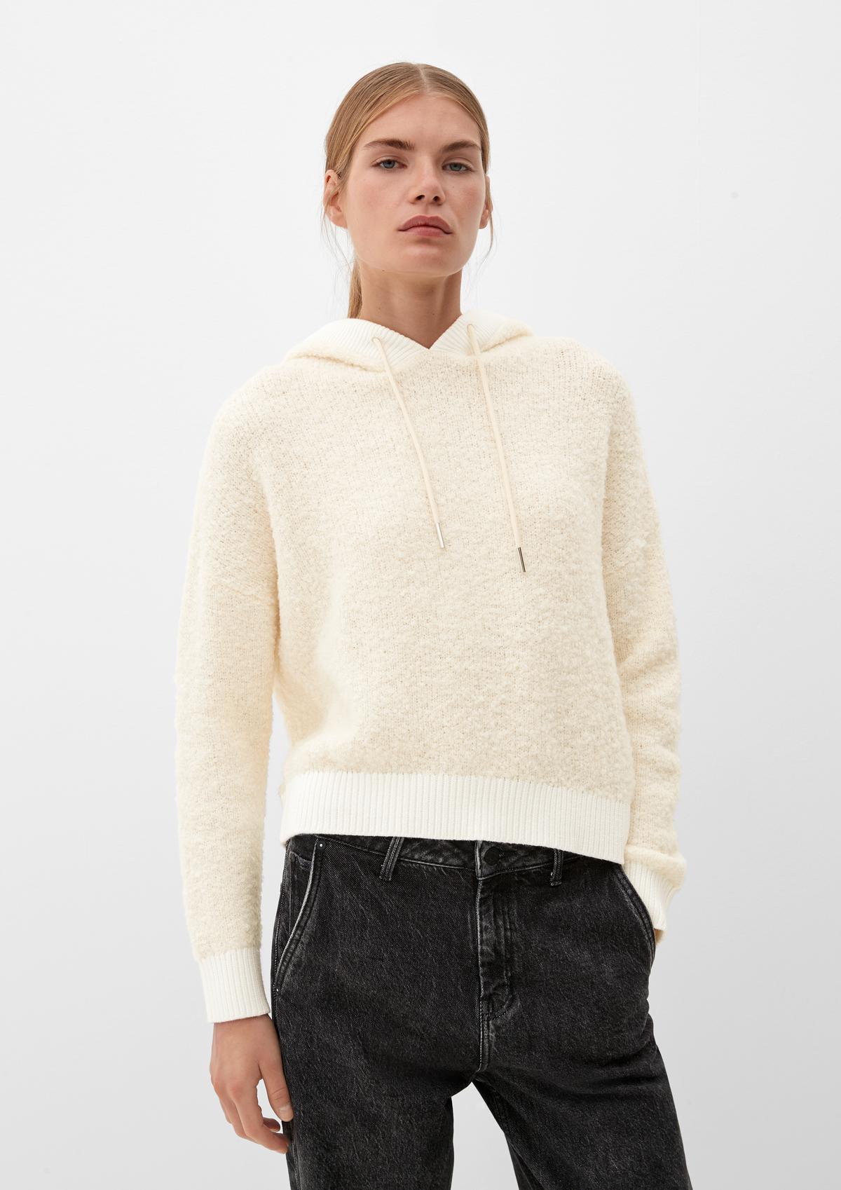 s.Oliver Teddy hoodie with alpaca