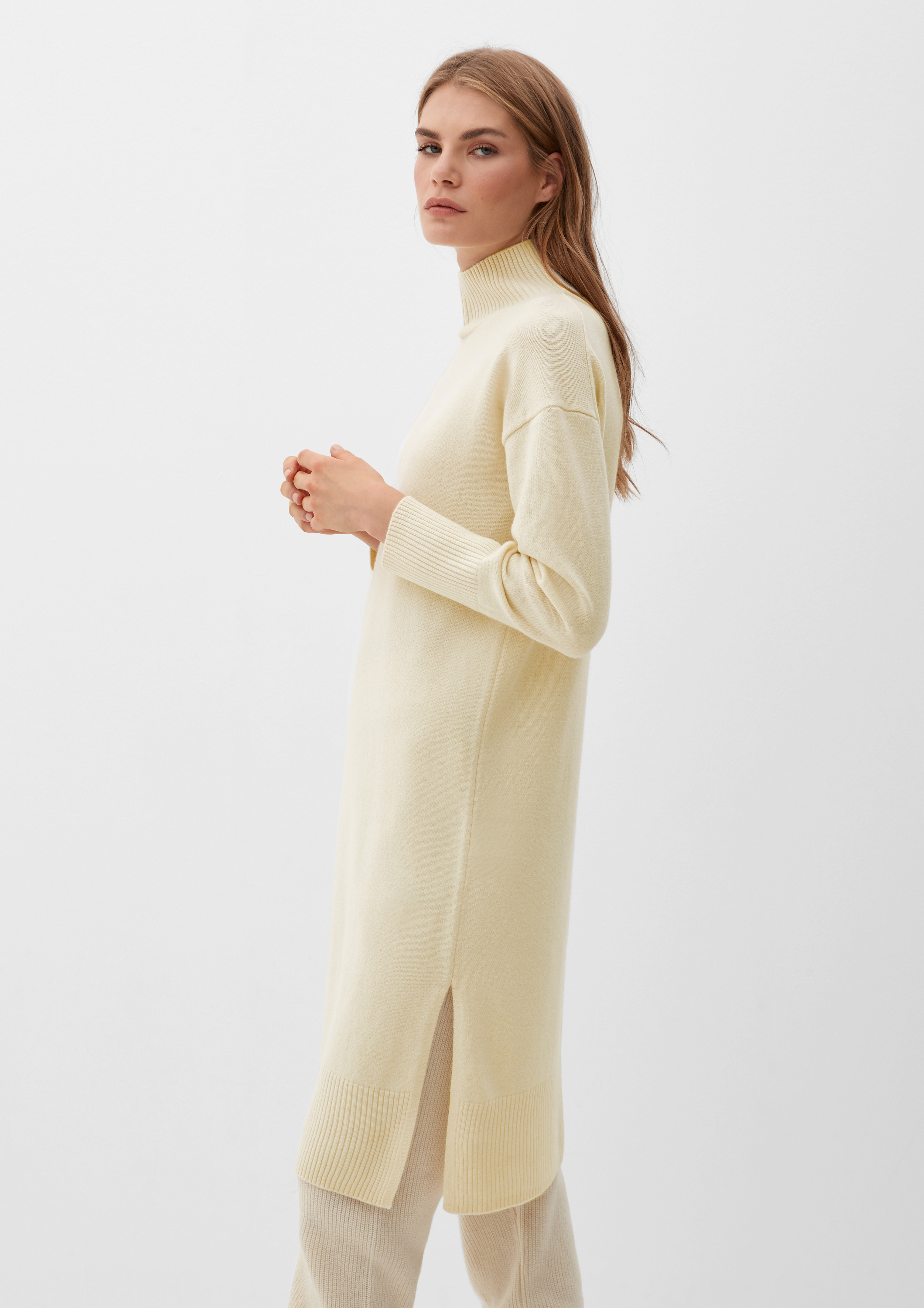 Cream hotsell wool dress