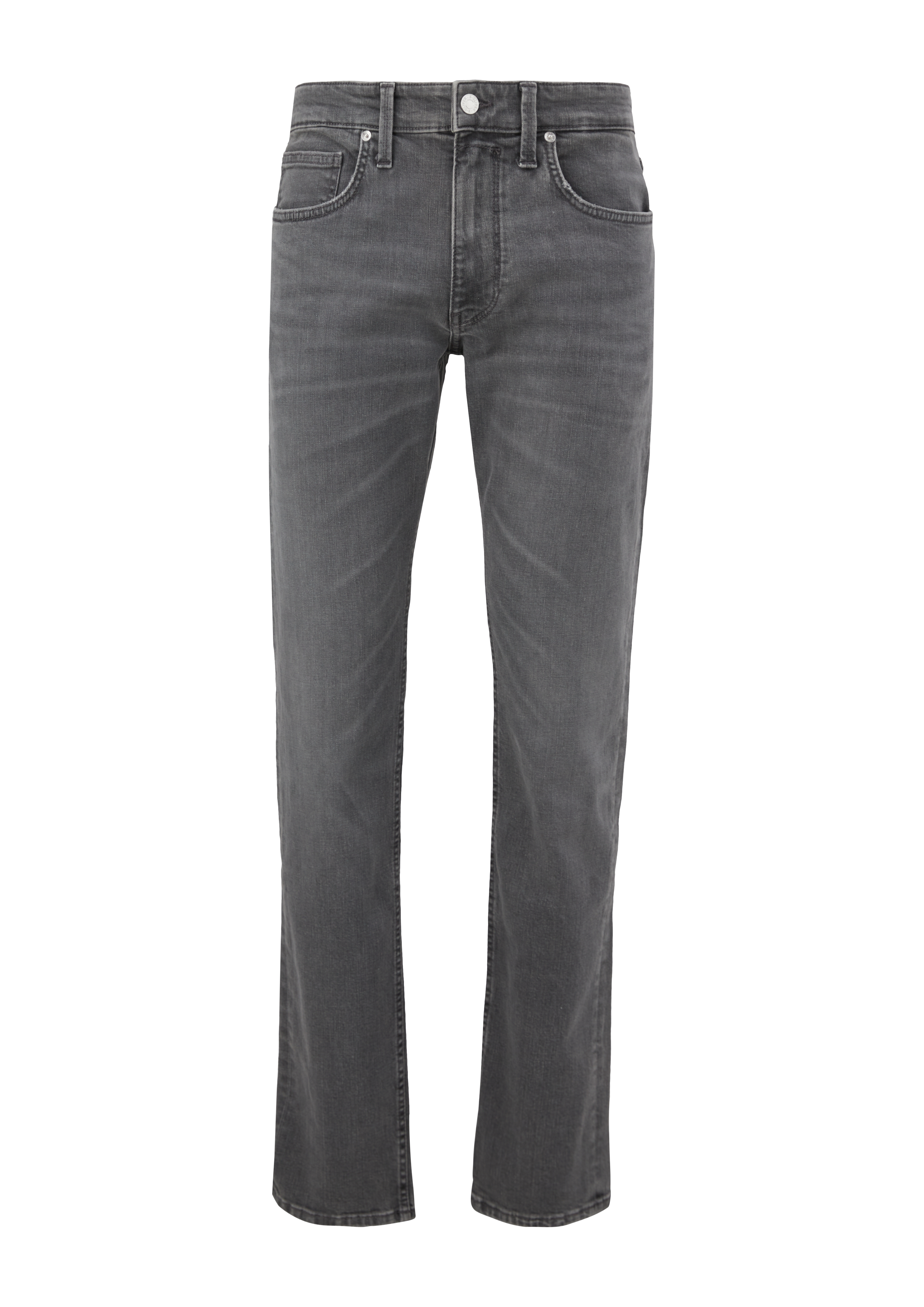 s.Oliver - Jeans York / Regular Fit / Mid Rise / Straight Leg, Herren, grau